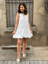 Parker Mini Bubble Dress - Off White