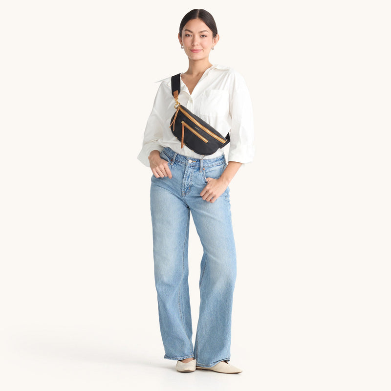 HAMMITT | Charles Crossbody Medium - North End/Brushed Gold