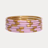 BudhaGirl Lilac Veda Bangles - Set of 6