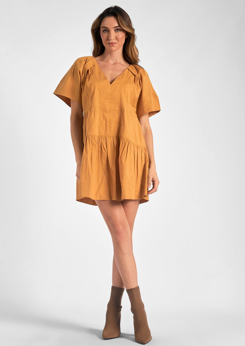 Elan: Goldie Cotton Mini Dress