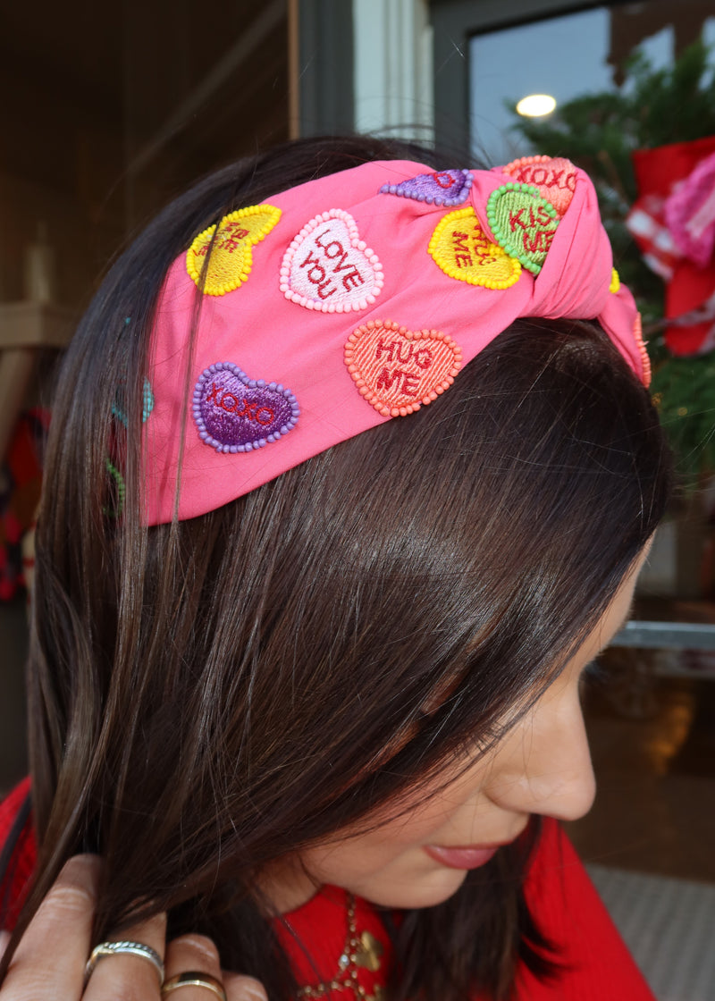 Valentine's Day Candy Heart Headband