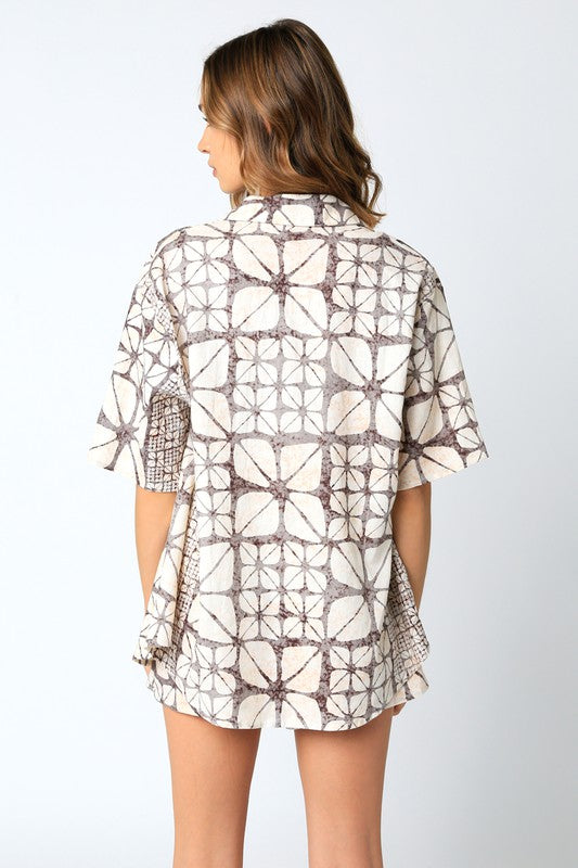 Rhae Linen Top