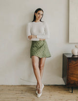 Love The Label | Melanie Quilted Skirt - Olive