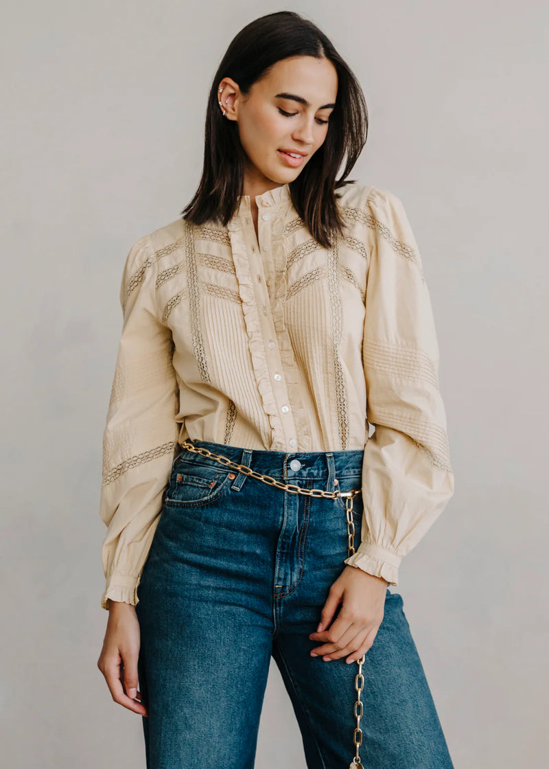 Love the Label | Delia Top - Almond
