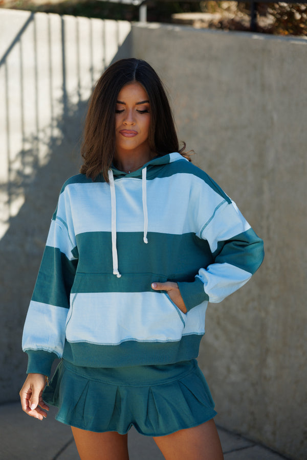 Julia Knit Set - Teal Green/Baby Blue