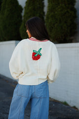 Juniper Strawberry Sweater