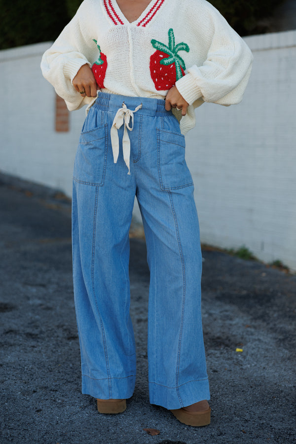 Gia Denim High Waisted Pants