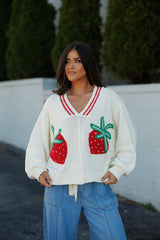 Juniper Strawberry Sweater