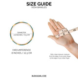 BudhaGirl Lilac Veda Bangles - Set of 6