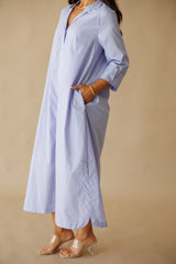 Nina Midi Dress- Periwinkle