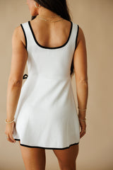 Terry Scuba Romper - Off White