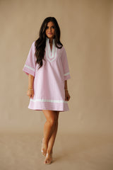 Cali Girl Mini Stripe Dress - Pink