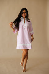 Cali Girl Mini Stripe Dress - Pink