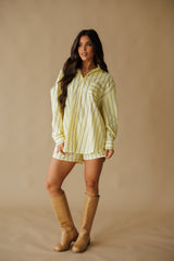 Go-To Oversized Stripe Set - Yellow