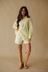 Go-To Oversized Stripe Set - Yellow