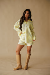 Go-To Oversized Stripe Set - Yellow