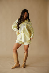 Go-To Oversized Stripe Set - Yellow