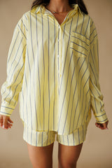 Go-To Oversized Stripe Set - Yellow
