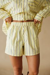 Go-To Oversized Stripe Set - Yellow