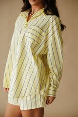 Go-To Oversized Stripe Set - Yellow