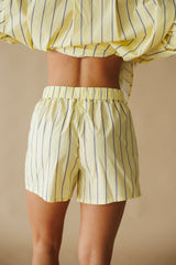 Go-To Oversized Stripe Set - Yellow