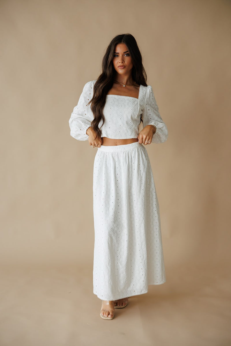 Z Supply | Bria Cotton Eyelet Skirt - White – Ivy Lee Boutique