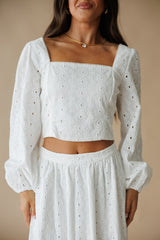 Z Supply | Bria Cotton Eyelet Top - White