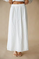 Z Supply | Bria Cotton Eyelet Skirt - White