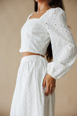 Z Supply | Bria Cotton Eyelet Top - White