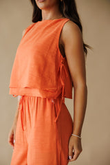 Good Day Layered Top - Orange