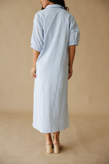 Adrienne | Blakely Midi Dress - Sky Seer Stripe