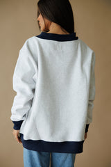 Vintage Americana Mock Neck Sweatshirt