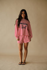 American Girl Stripe Set - Red/White