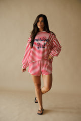 American Girl Stripe Set - Red/White