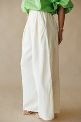 Everyday Linen Pants - Ecru
