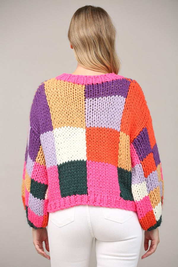 Andie Sweater - Pink Mutli