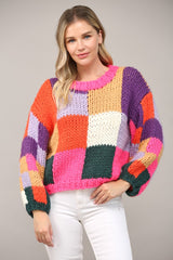 Andie Sweater - Pink Mutli