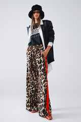 Leopard Drawstring Pants