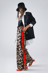 Leopard Drawstring Pants