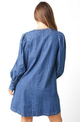 Miranda Denim Dress - Blue