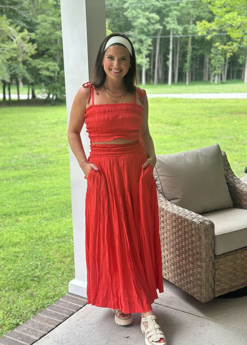 Elan | Rhea Set - Red Coral
