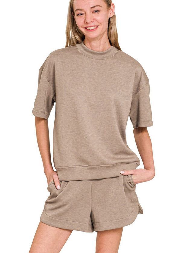Scuba Luxe Lounge Set - Cocoa