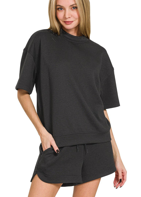Scuba Luxe Lounge Set - Black