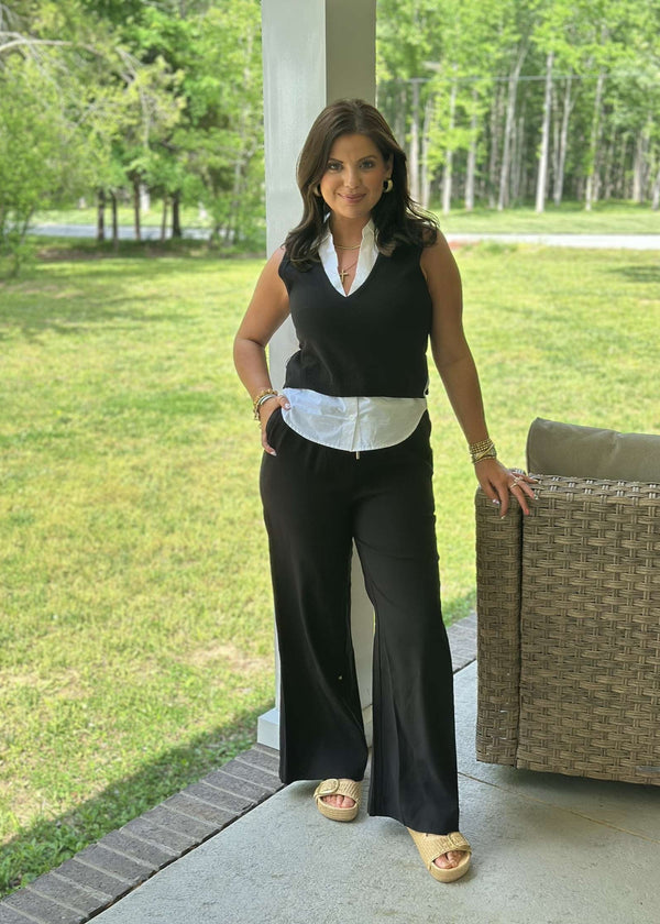 Elan | Annabelle Set - Black/Cream