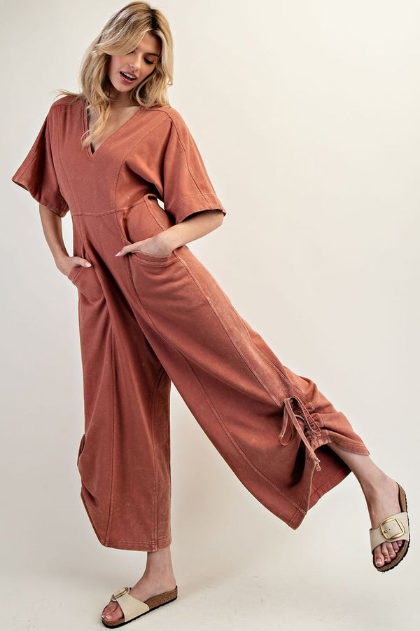 Good Side Romper - Spice