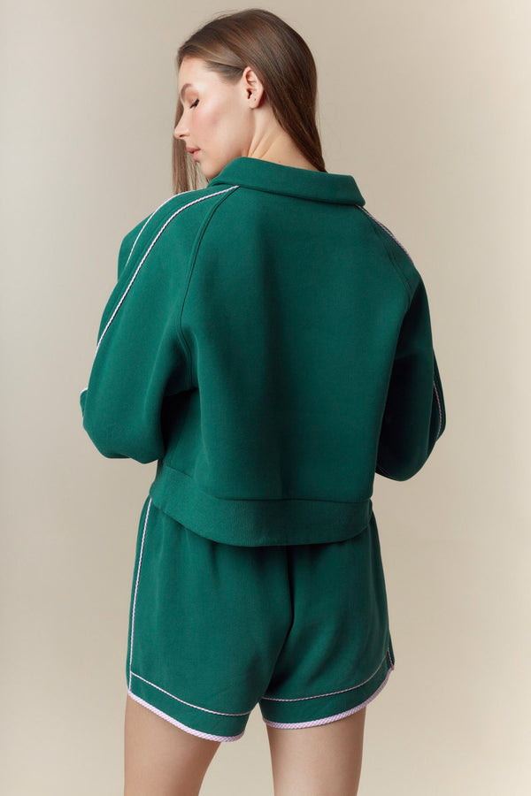 Florence Set - Hunter Green/Pink