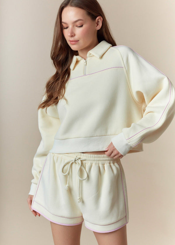 Florence Set - Cream/Pink