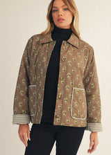 Fiona Quilted Jacket - Olive