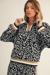 Spotted Leopard Set - Black