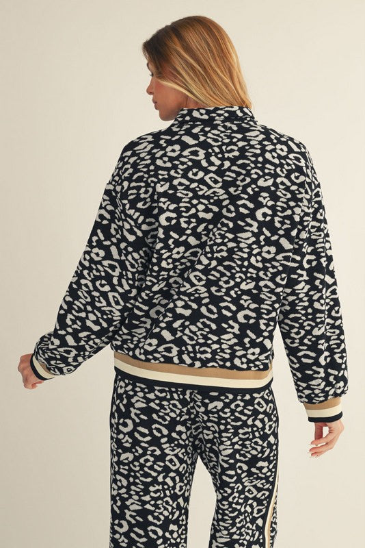 Spotted Leopard Set - Black